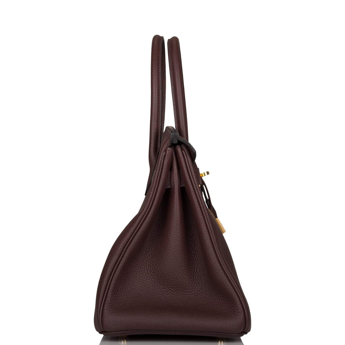 Hermes Rouge Sellier Togo Birkin 30cm Gold Hardware Crowned Bag