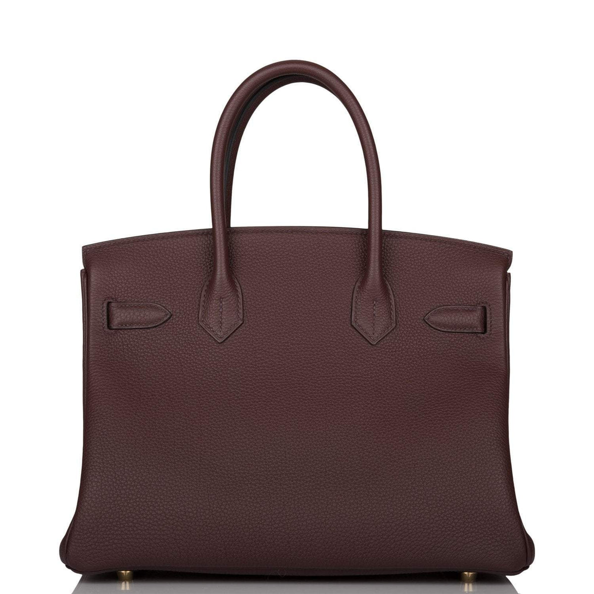 Hermes Rouge Sellier Togo Birkin 30cm Gold Hardware Crowned Bag