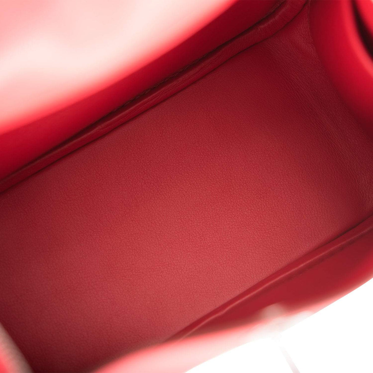 Hermes Rouge de Coeur Swift Mini Lindy Palladium Hardware Crowned Bag