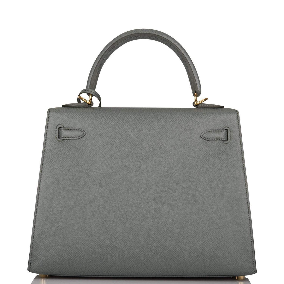 Hermes Vert Amande Epsom Sellier Kelly 25cm Gold Hardware Crowned Bag