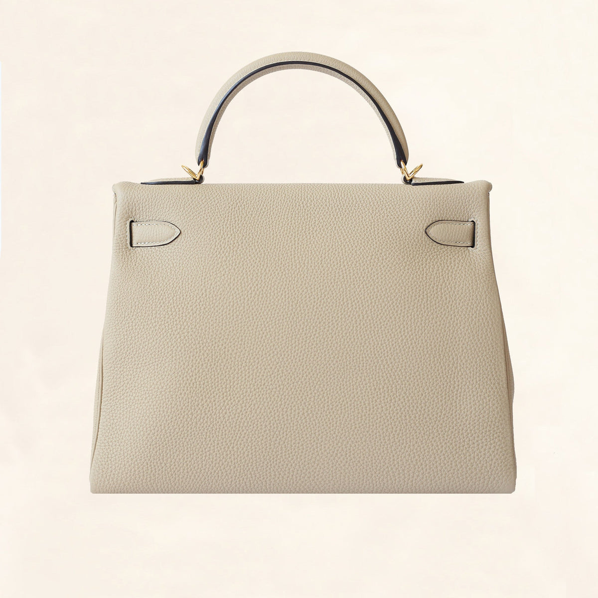 Hermès | Trench Togo Retourne Kelly - Gold Hardware | 32 Crowned Bag