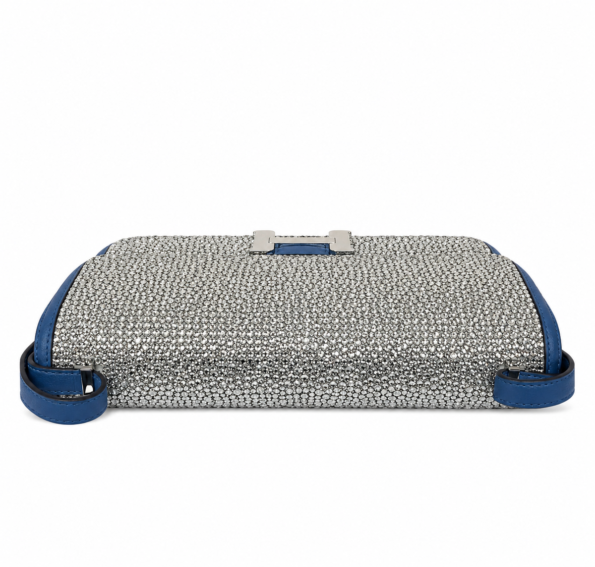 Hermes Constance Elan Bleu de Galice Swift Leather Swarovski Crystal Palladium Hardware BagAg