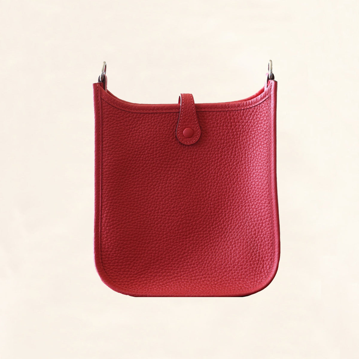 Hermès | Clemence Bougainvillier Red Evelyne | TPM Crowned Bag