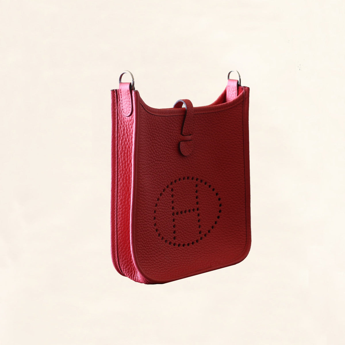 Hermès | Clemence Bougainvillier Red Evelyne | TPM Crowned Bag