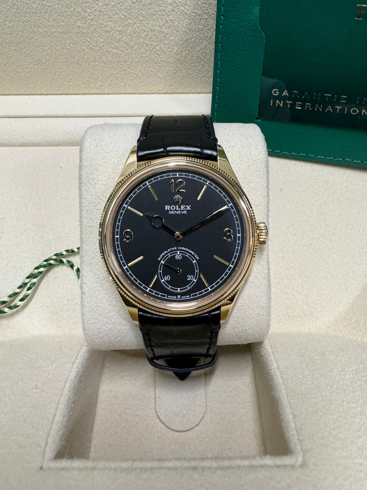 Rolex 1908 39 52508 Black Dial Watch Rolex