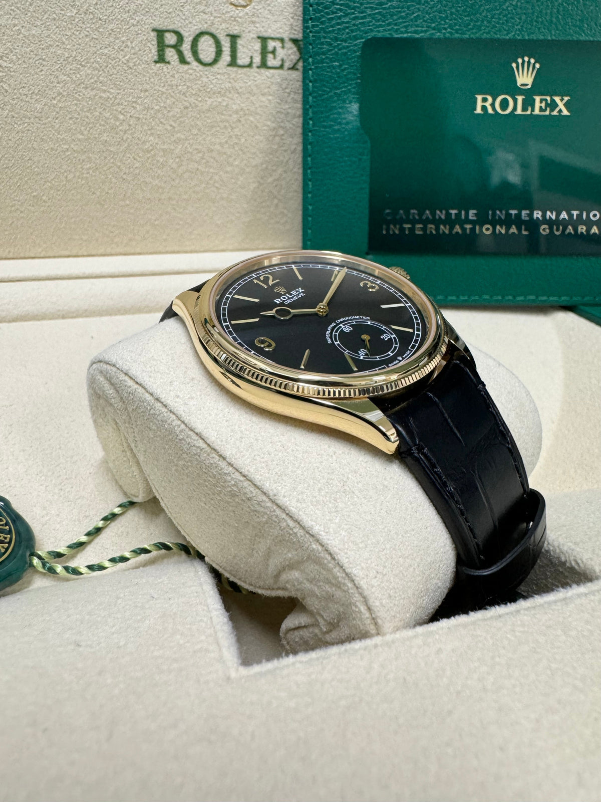Rolex 1908 39 52508 Black Dial Watch Rolex