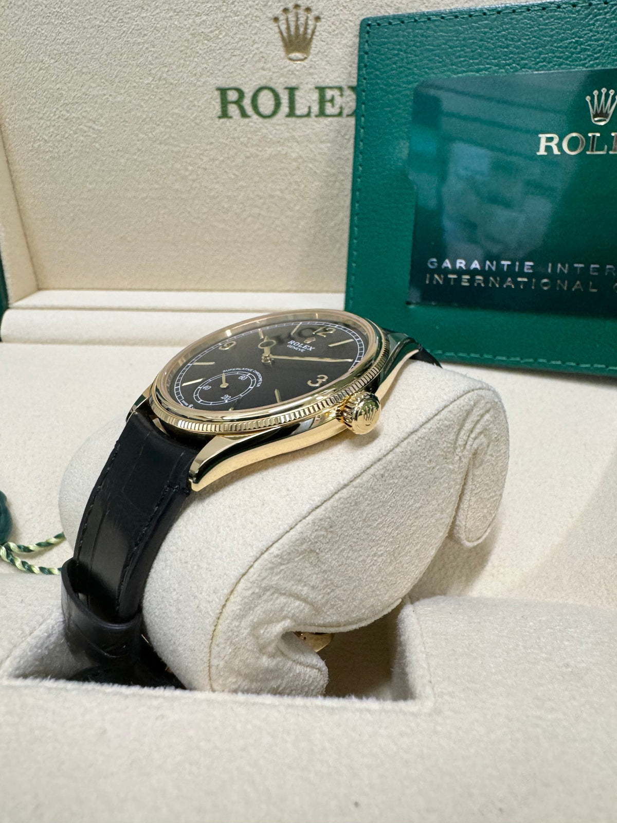 Rolex 1908 39 52508 Black Dial Watch Rolex