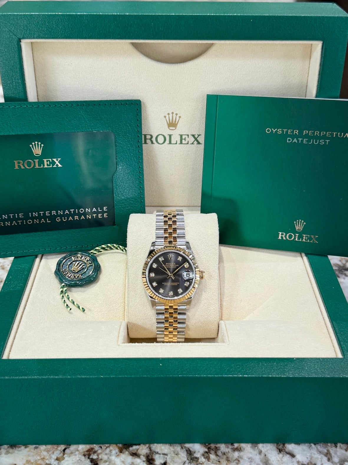 Rolex Datejust 31 278273 Dark Grey Dial Watch Rolex