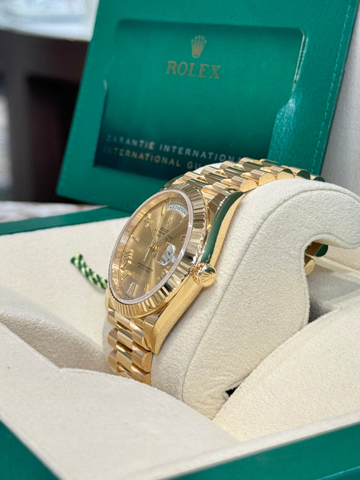 Rolex Day-Date 40 228238 Champagne Dial Watch Rolex
