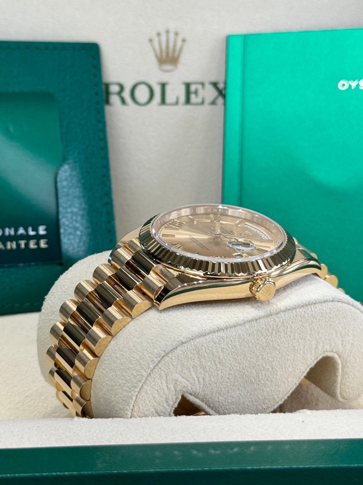 Rolex Day-Date 40 228238 Champagne Dial Watch Rolex