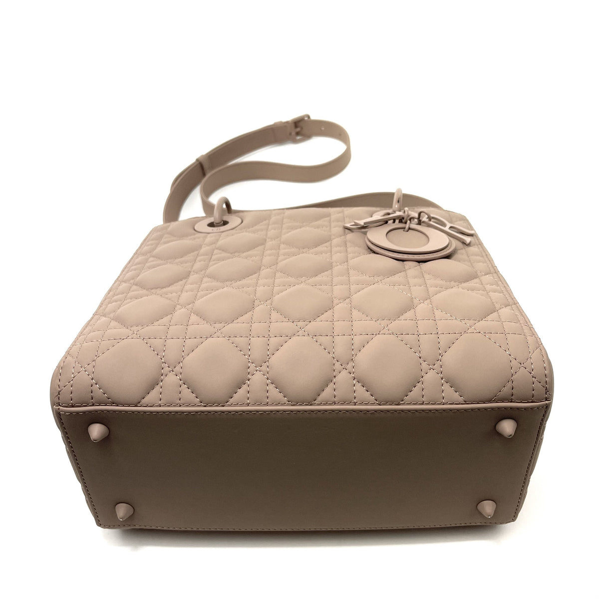 CHRISTIAN DIOR Ultramatte Quilted Cannage Medium Lady Dior Dior
