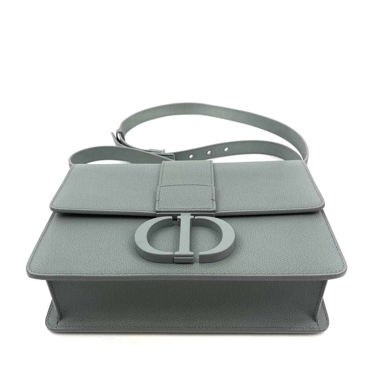 Dior 30 Montaigne Bag Ultramatte Gray Leather Dior