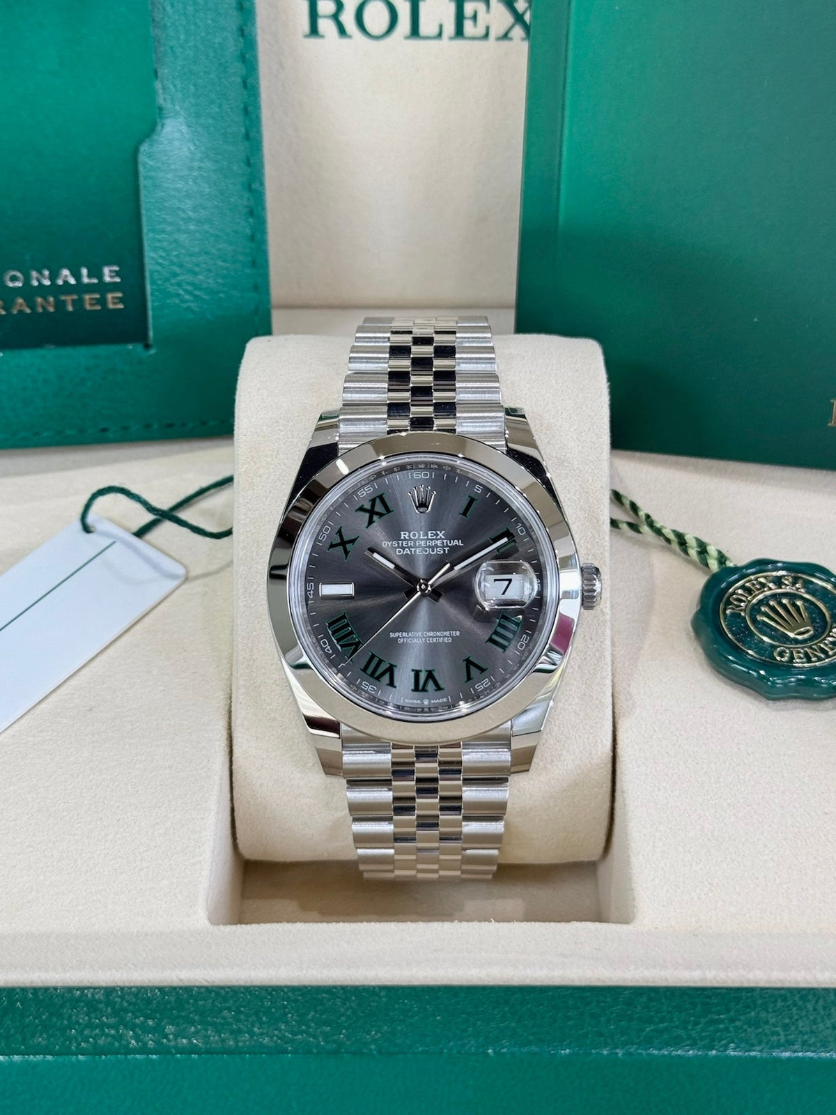 Rolex Datejust 41 126300 Dark Rhodium Dial Watch Rolex