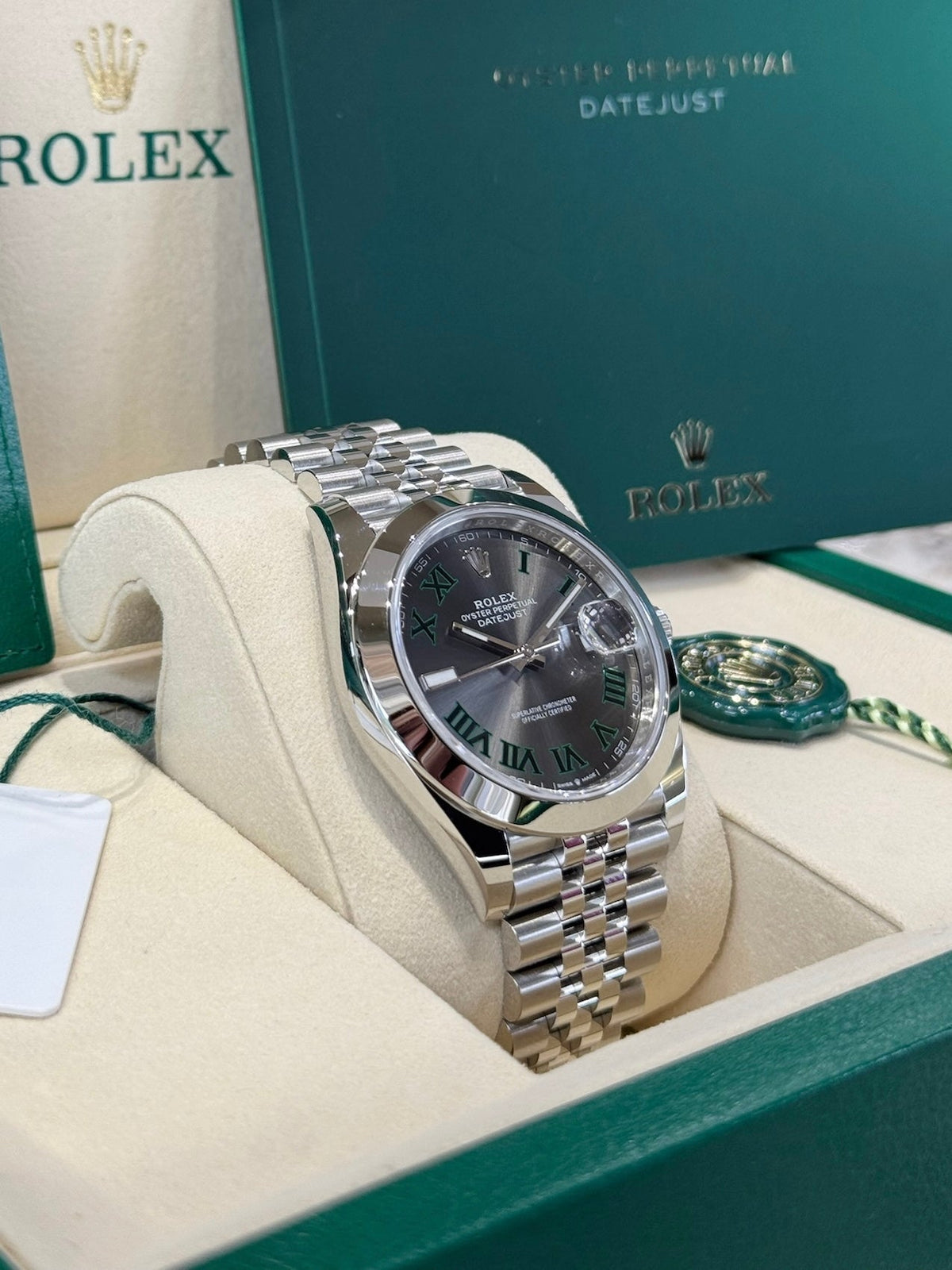 Rolex Datejust 41 126300 Dark Rhodium Dial Watch Rolex
