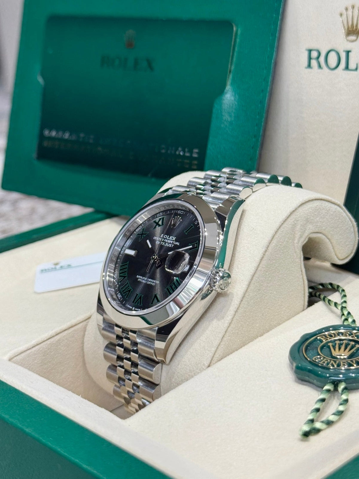 Rolex Datejust 41 126300 Dark Rhodium Dial Watch Rolex
