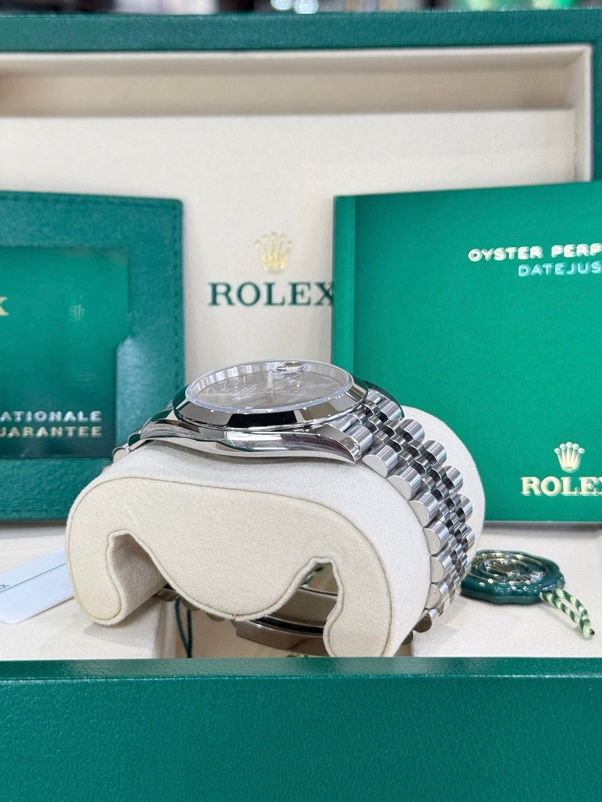 Rolex Datejust 41 126300 Dark Rhodium Dial Watch Rolex