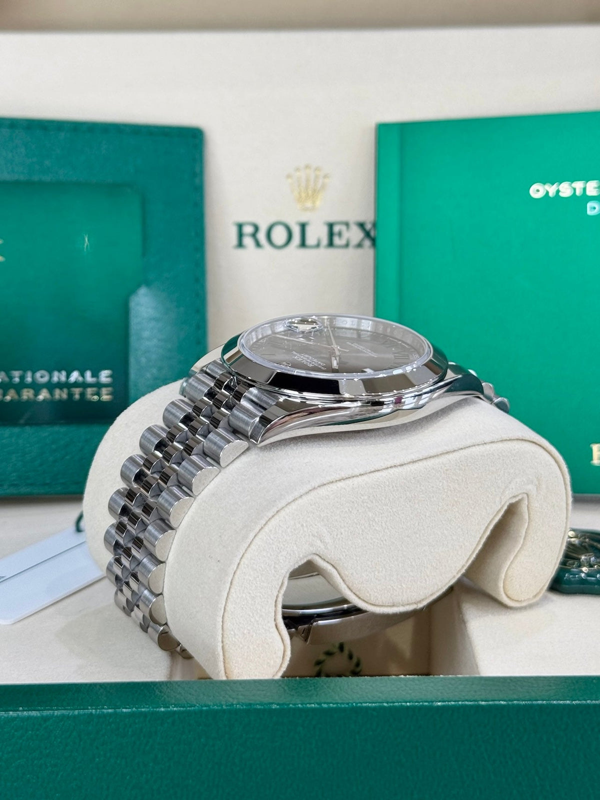 Rolex Datejust 41 126300 Dark Rhodium Dial Watch Rolex