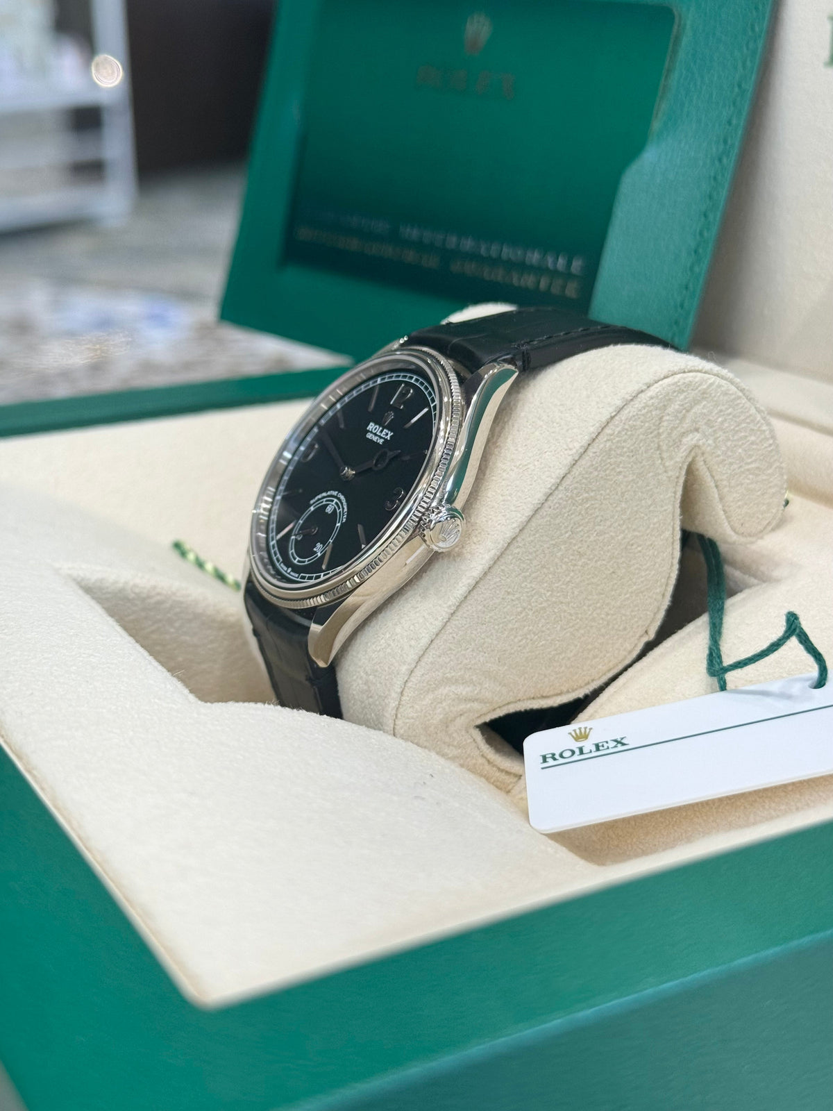Rolex 1908 39 52509 Black Dial Watch Rolex