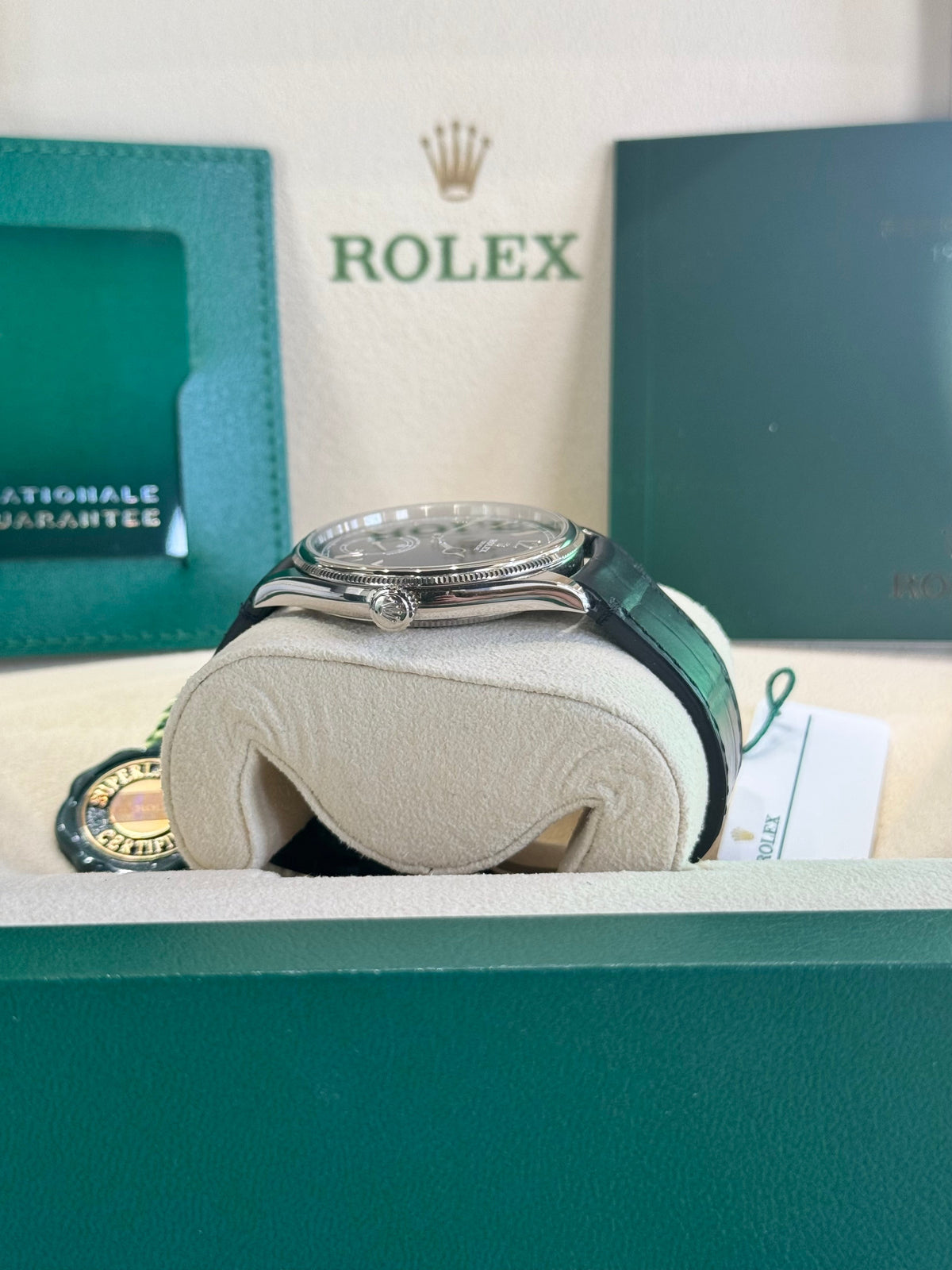 Rolex 1908 39 52509 Black Dial Watch Rolex