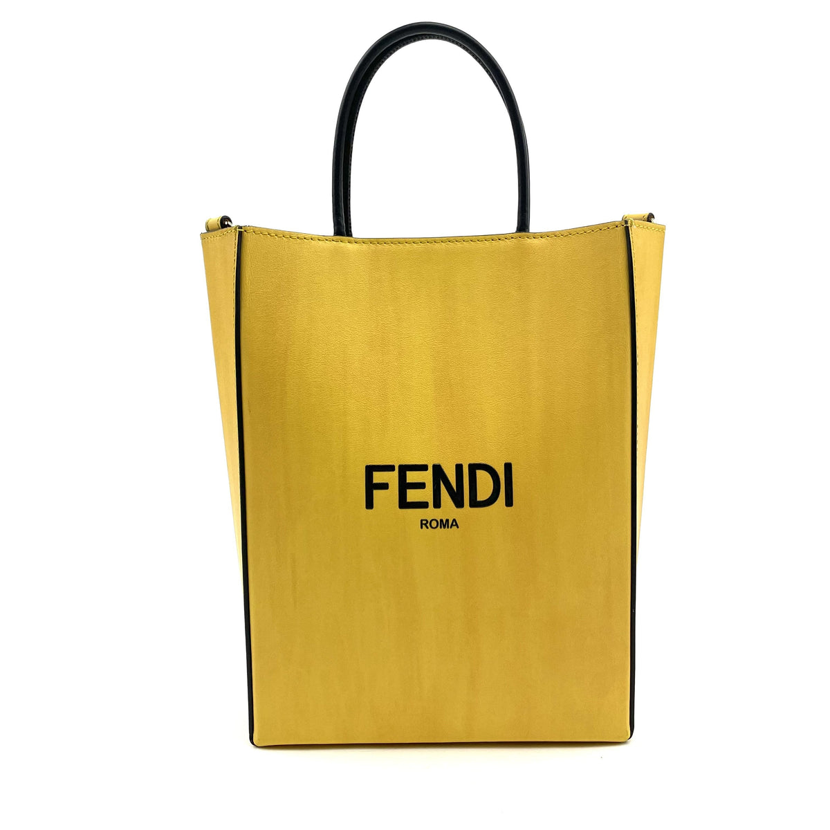 Fendi Small Logo Print Shopping Bag Fendi