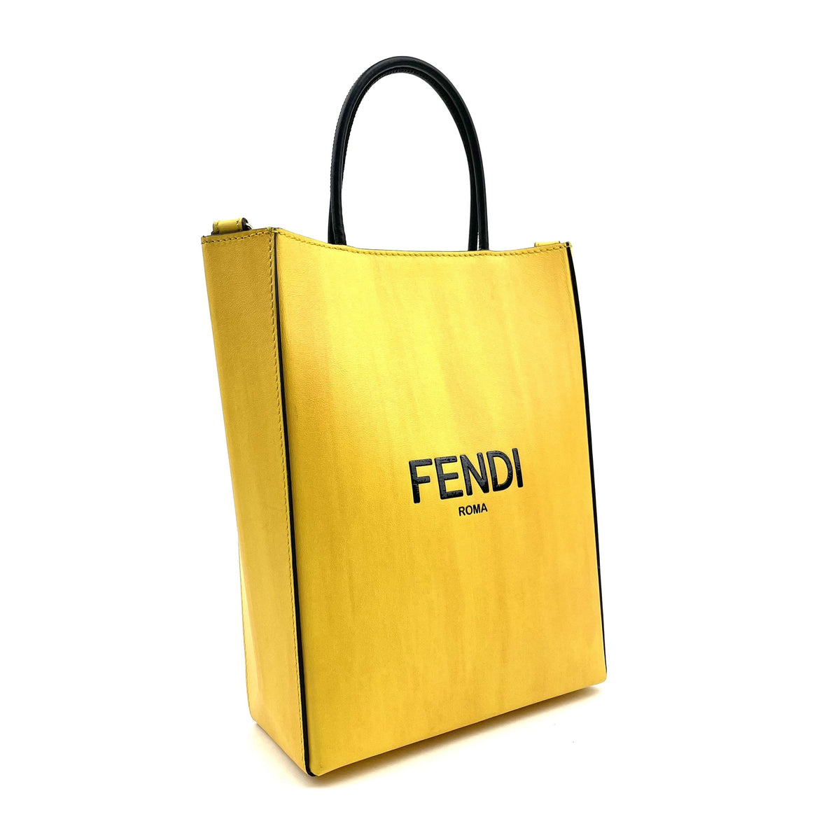 Fendi Small Logo Print Shopping Bag Fendi