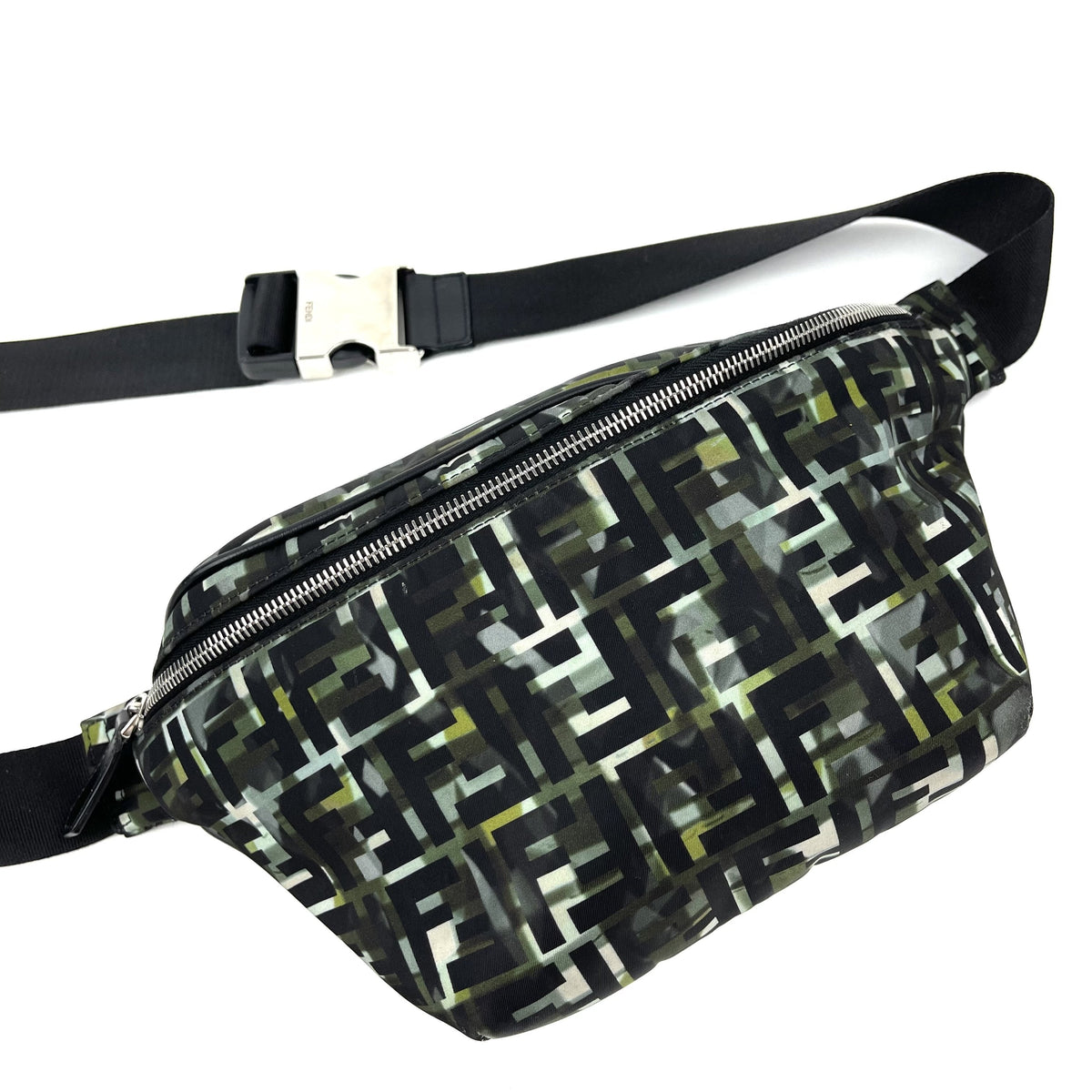 FENDI Camouflage FF Print Belt Bag Fendi