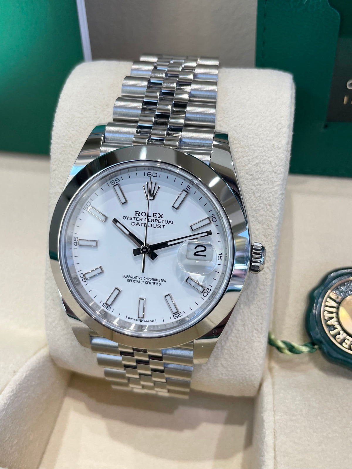 Rolex Datejust 41 126300 White Dial Watch Rolex