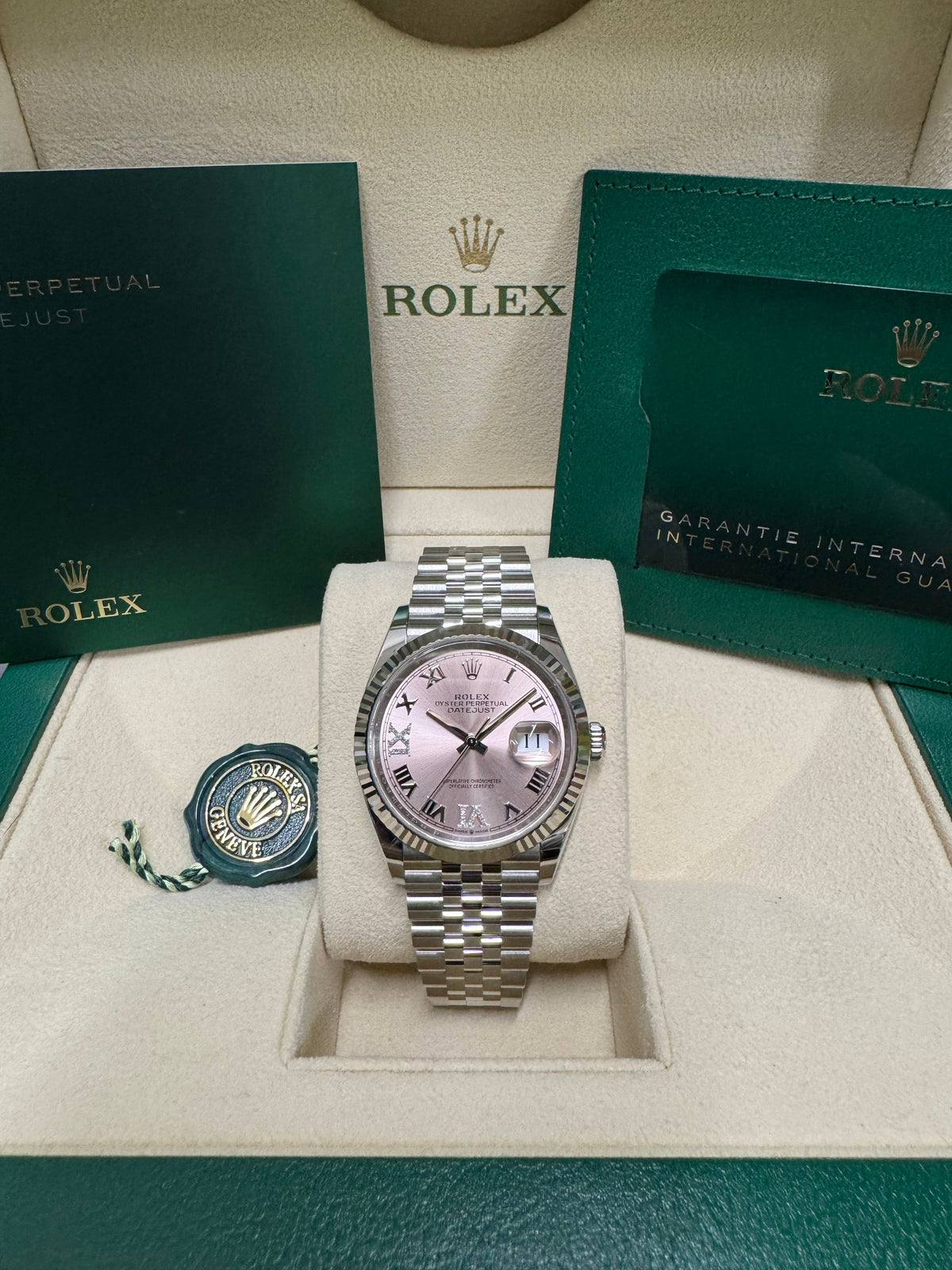 Rolex Datejust 36 126234 Pink Dial Watch Rolex