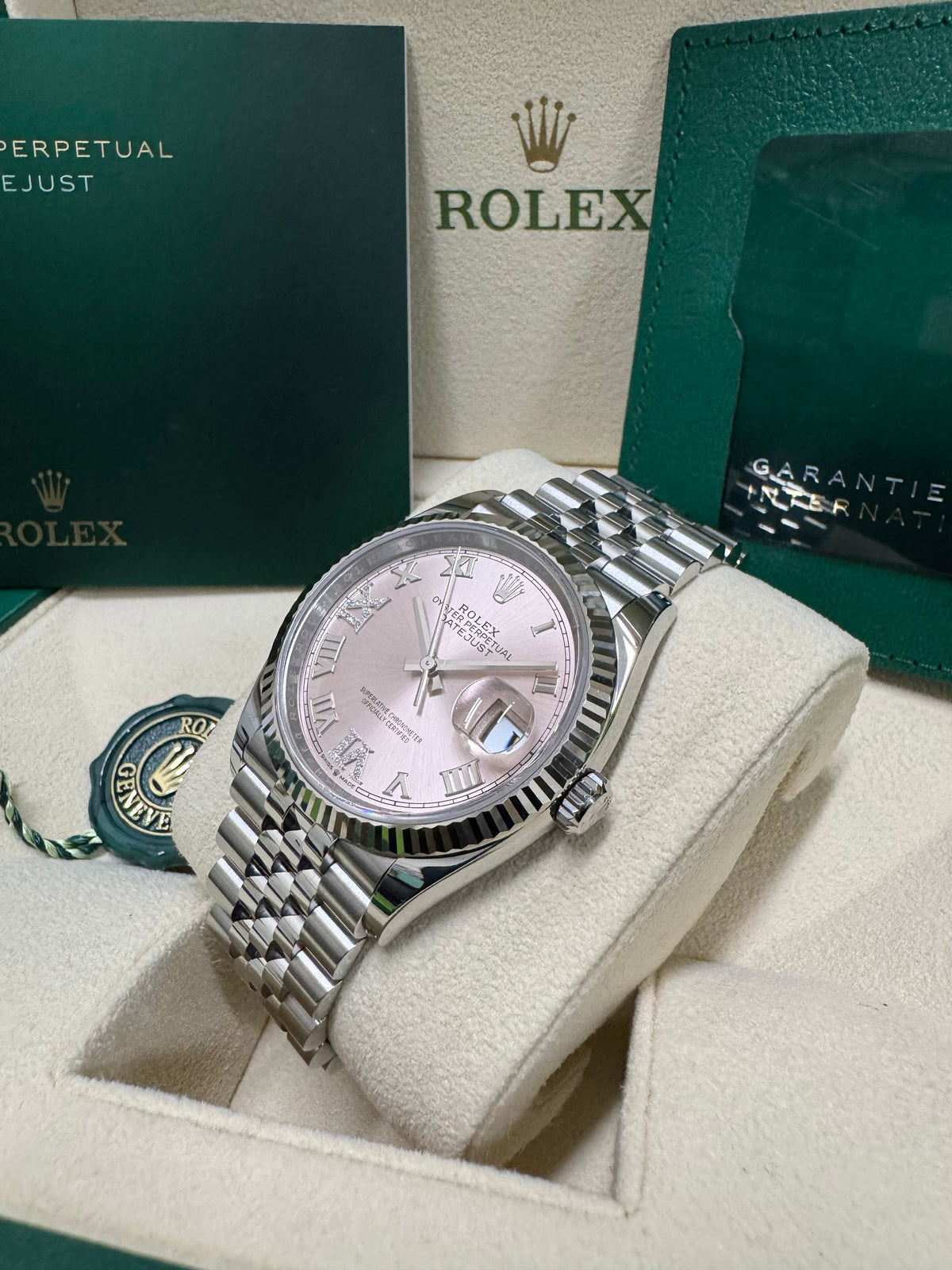 Rolex Datejust 36 126234 Pink Dial Watch Rolex