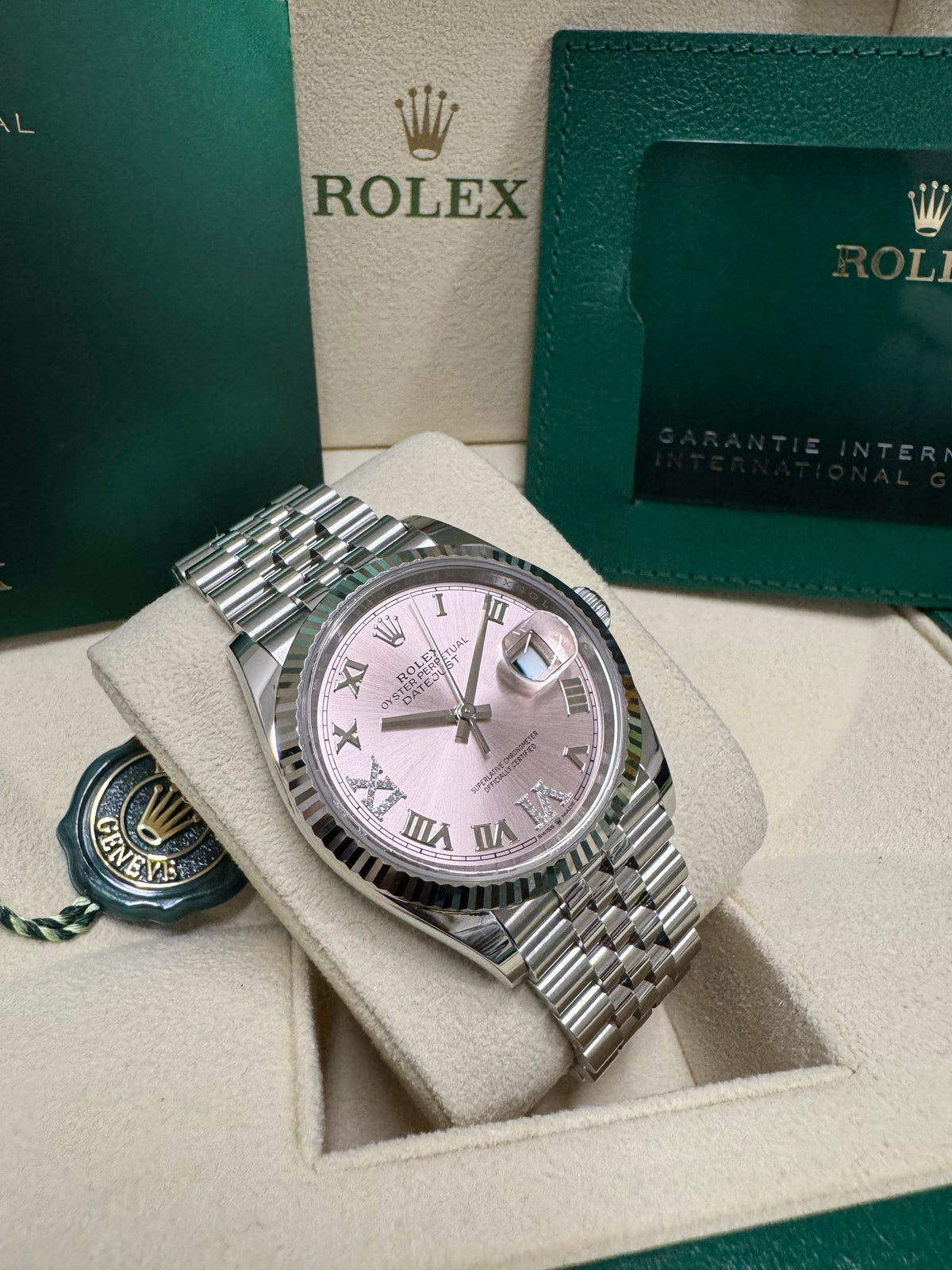 Rolex Datejust 36 126234 Pink Dial Watch Rolex
