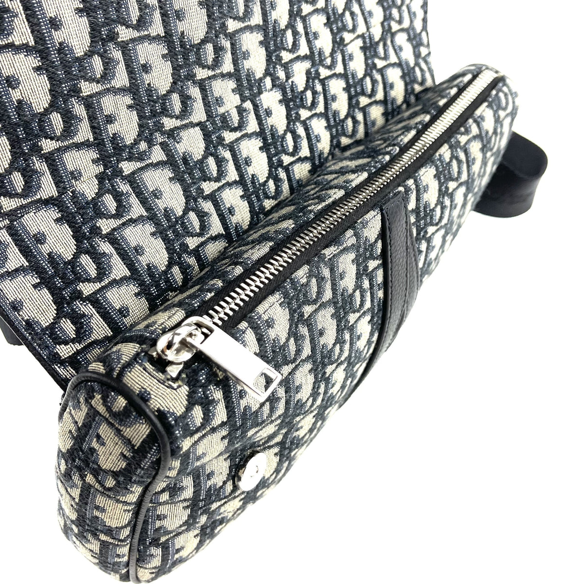 DIOR HOMME Saddle Bag Blue Oblique Dior