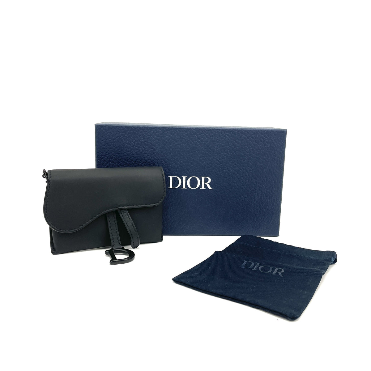 CHRISTIAN DIOR 2019 Nano Saddle Pouch Dior