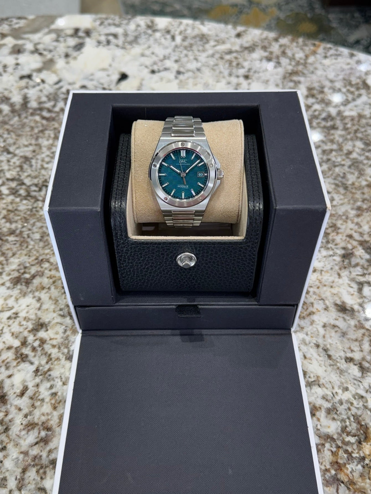 IWC Ingenieur 40 IW328903 Aqua Dial Watch Rolex