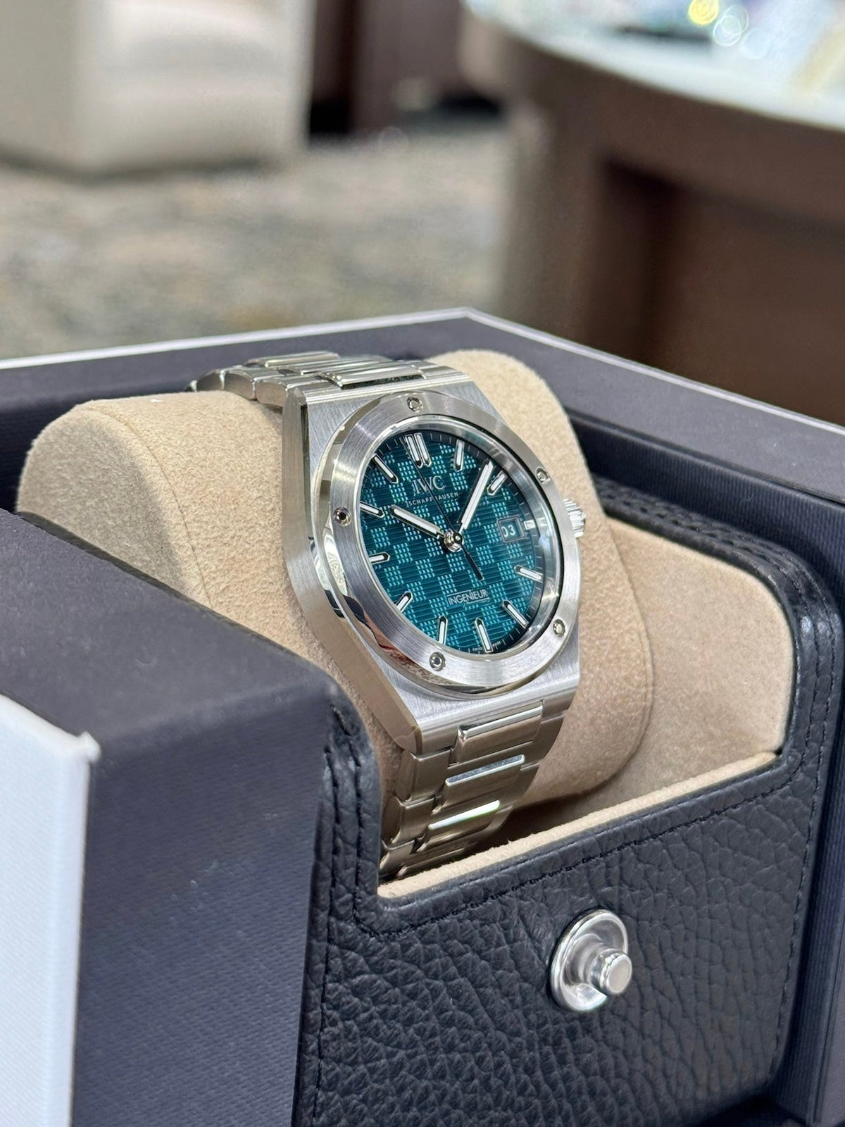 IWC Ingenieur 40 IW328903 Aqua Dial Watch Rolex