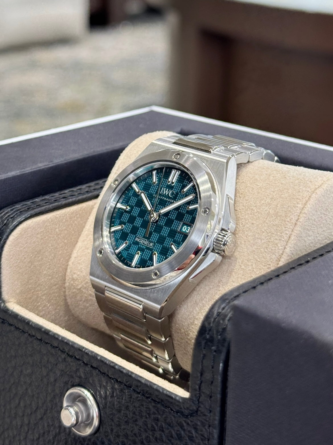 IWC Ingenieur 40 IW328903 Aqua Dial Watch Rolex
