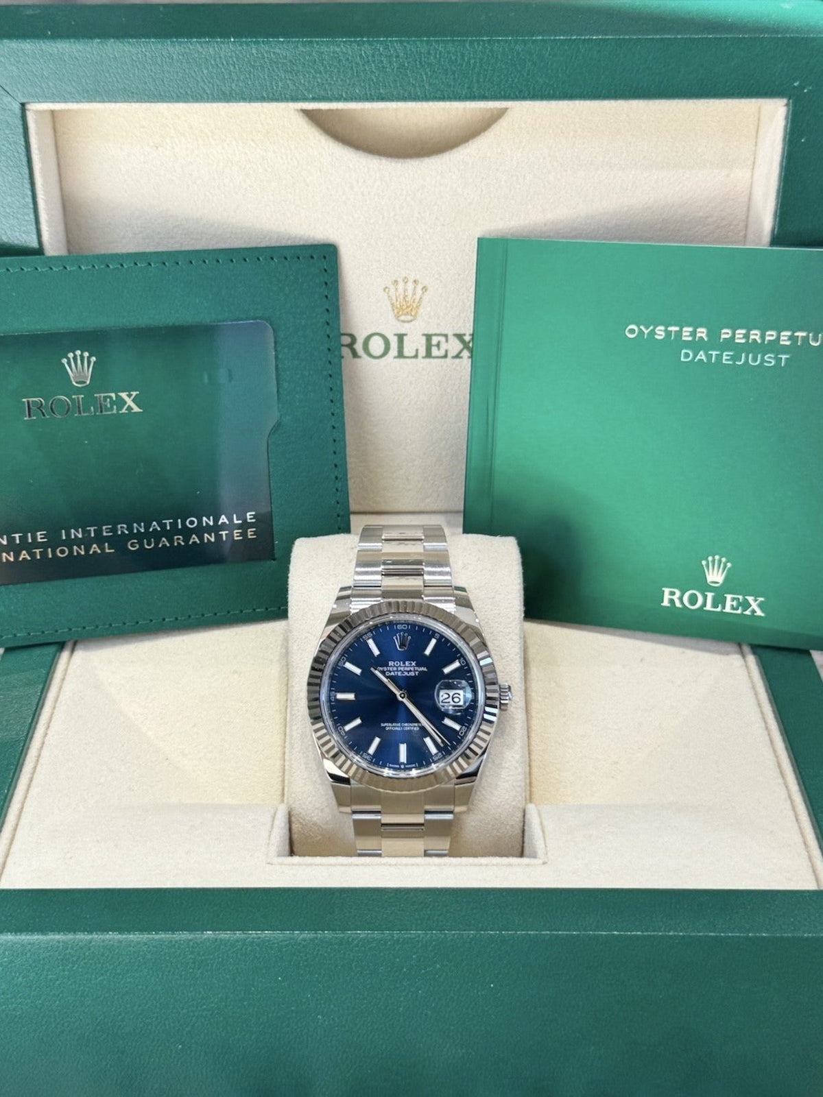 Rolex Datejust 41 126334 Blue Dial Watch Rolex