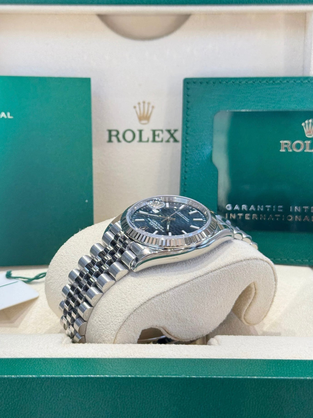 Rolex Datejust 36 126234 Blue Fluted Motif Dial Watch Rolex