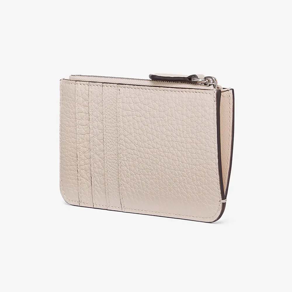 KEY CASE POUCH White Leather Pouch Fendi