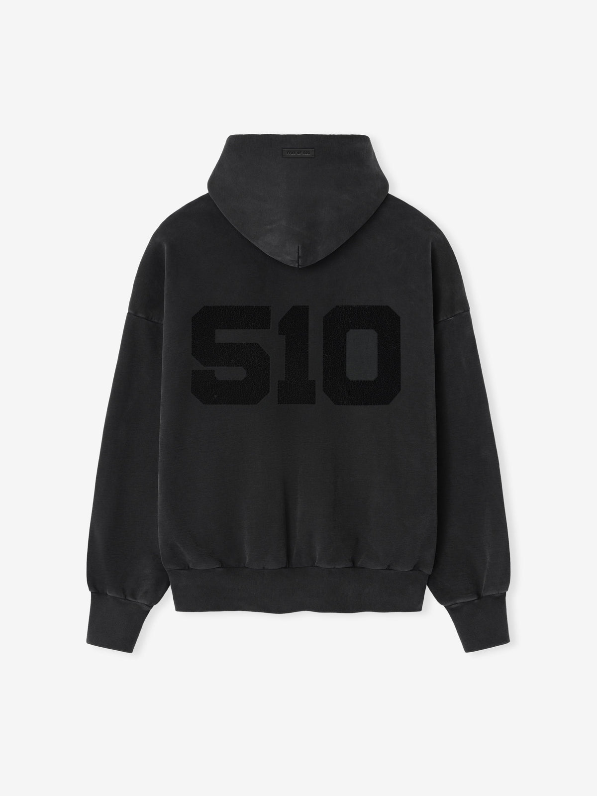 Fear of God 510 Panther Heavyweight Hoodie Sunfaded Black BagAg