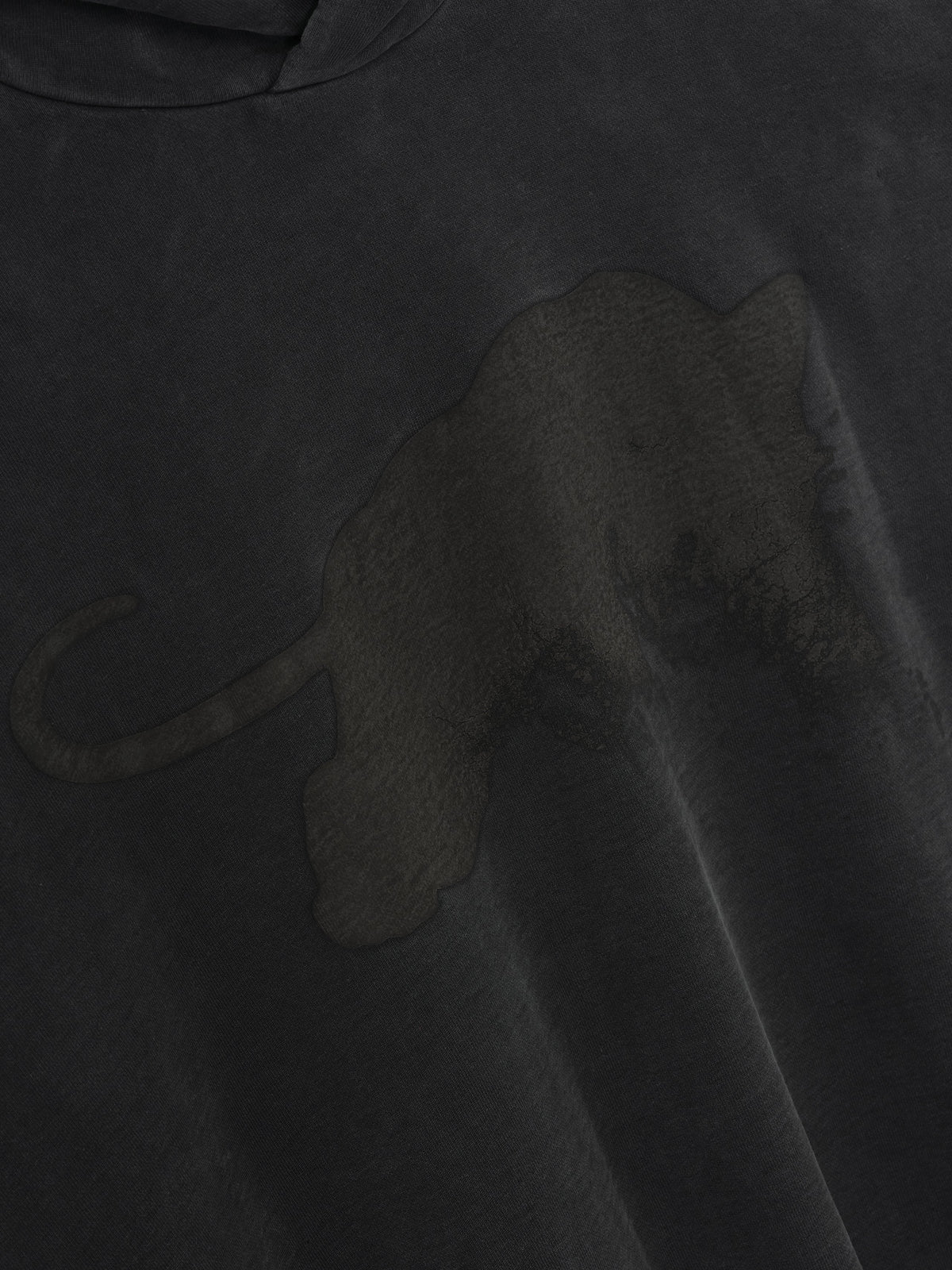 Fear of God 510 Panther Heavyweight Hoodie Sunfaded Black BagAg