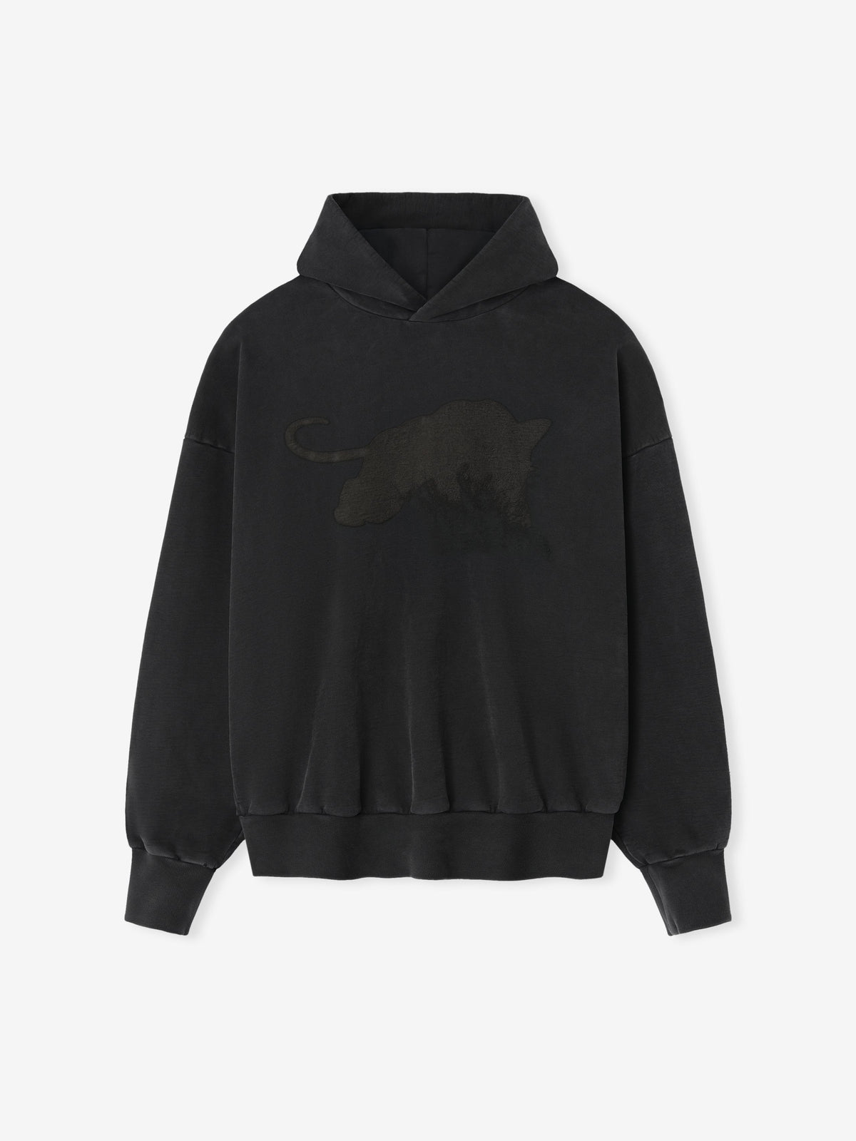 Fear of God 510 Panther Heavyweight Hoodie Sunfaded Black BagAg