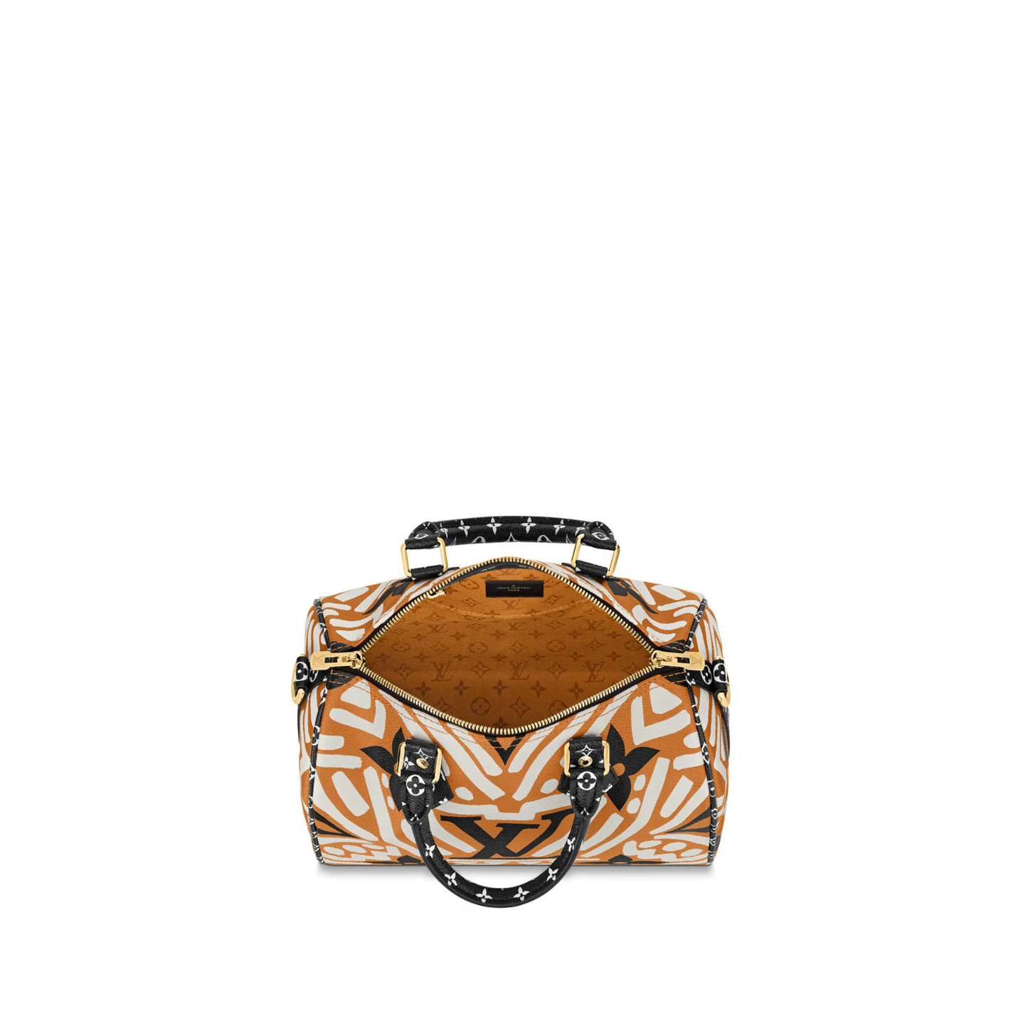 Louis Vuitton LV Crafty Speedy Bandouliere 25 Monogram Canvas M56588 Caramel Cream