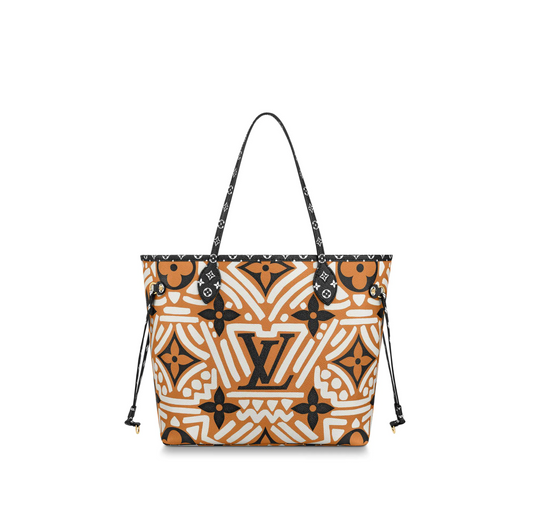 Louis Vuitton LV Crafty Neverfull MM Monogram Canvas M56584 Caramel Cream