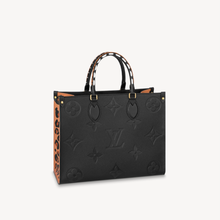 Louis Vuitton Wild At Heart OnTheGo MM Black Monogram Empreinte Leather M58522