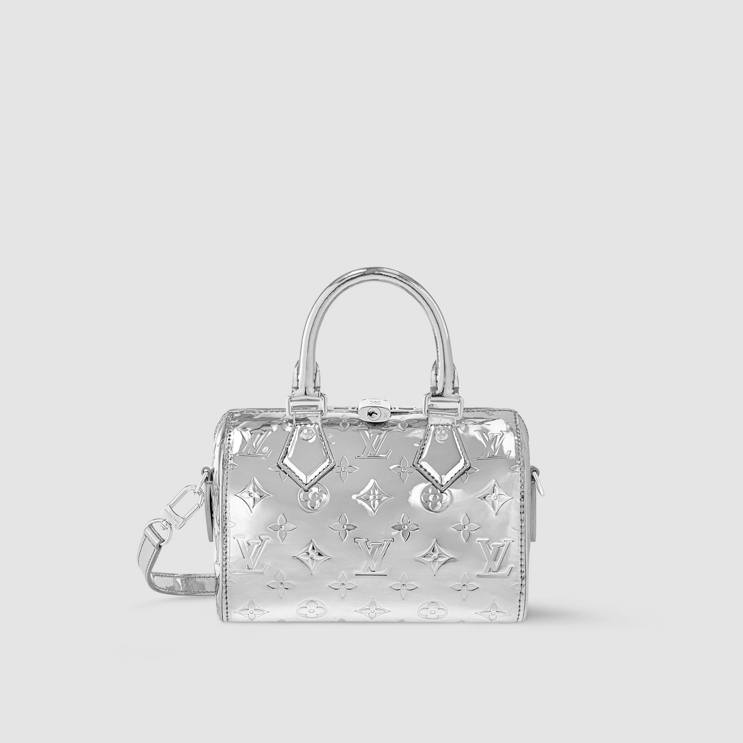 Louis Vuitton Miroir Speedy Bandouliere 20 Silver Monogram Canvas M11987