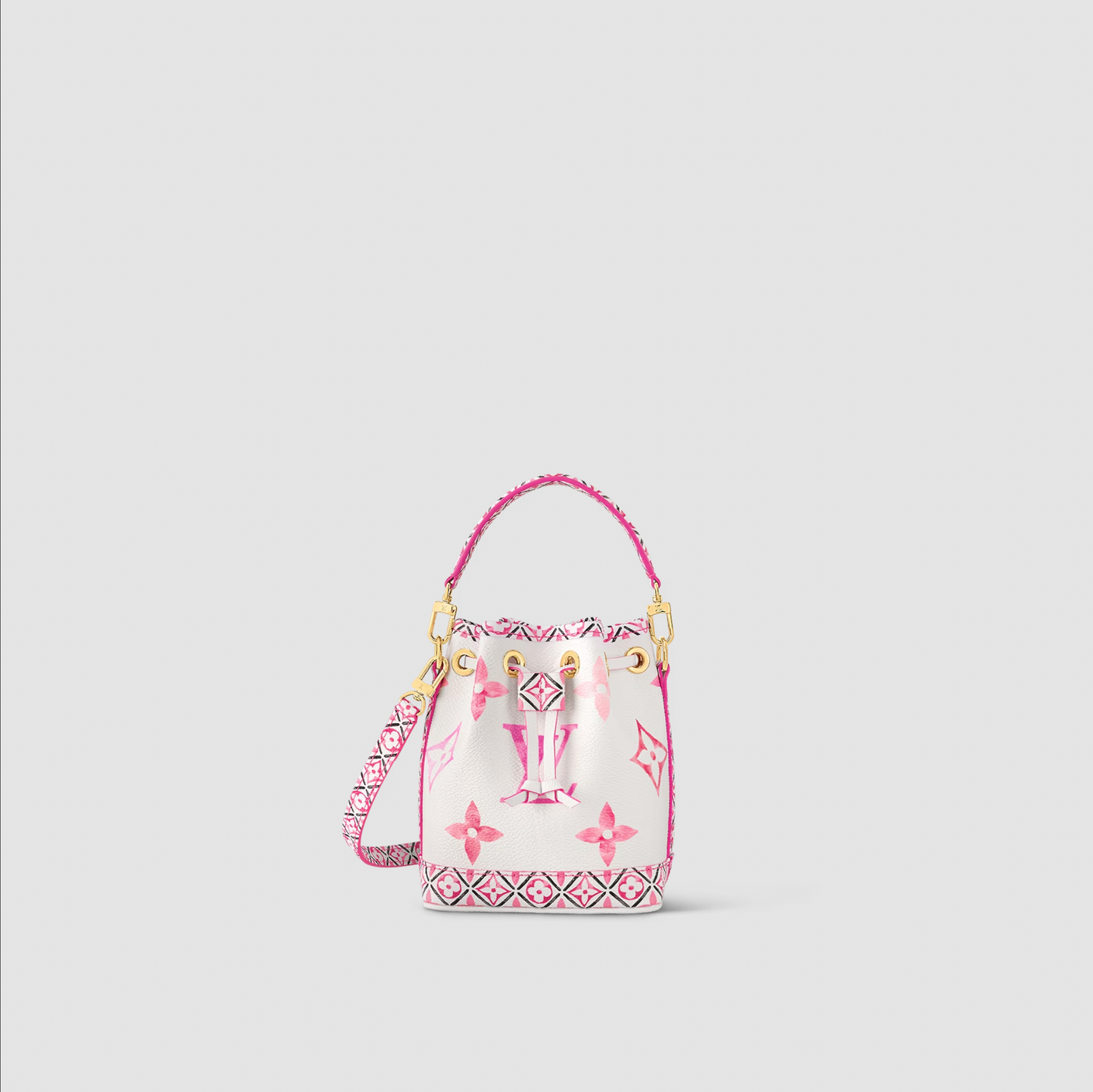 Louis Vuitton Nano Noe Pink Monogram Canvas Resort Collection M82386