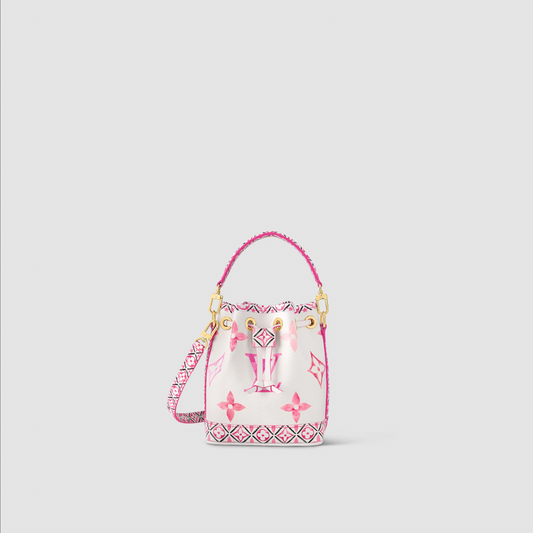 Louis Vuitton Nano Noe Pink Monogram Canvas Resort Collection M82386