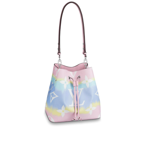 Louis Vuitton NeoNoe LV Escale Pastel Monogram Canvas Bucket Bag M45124