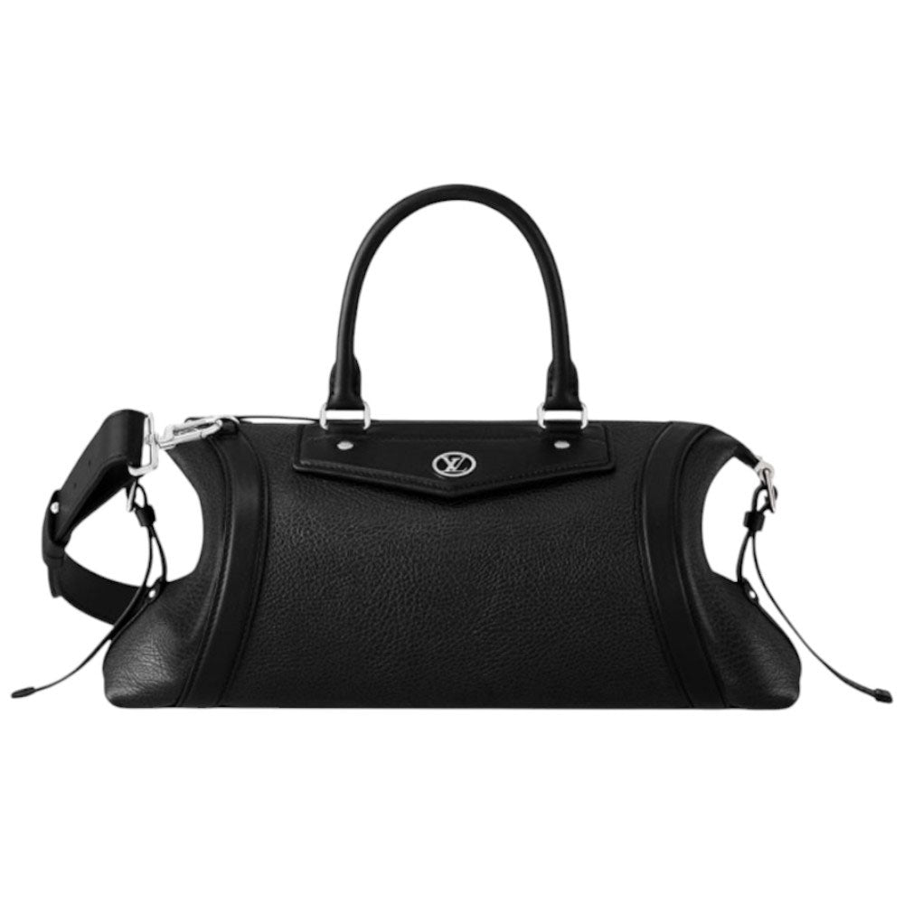 Louis Vuitton LV Biker MM Lambskin Leather Handbag 38cm