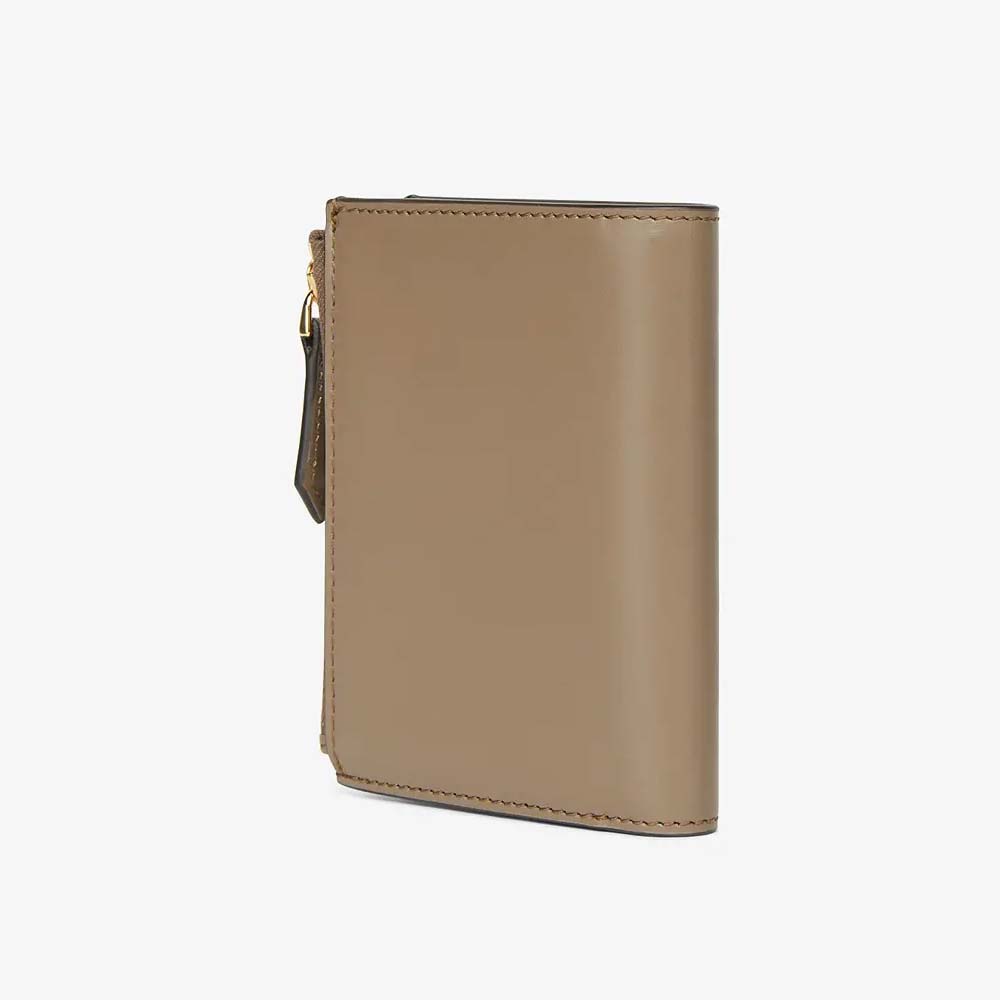 MEDIUM WALLET Grey Leather Wallet Fendi